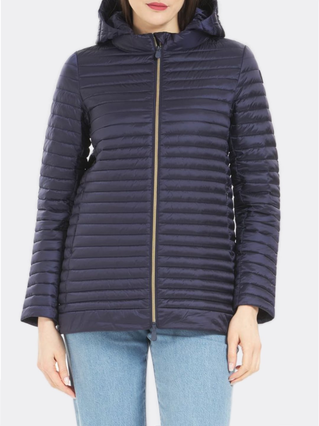 Save The Duck Cappotto con Cappuccio Alima Blue Black