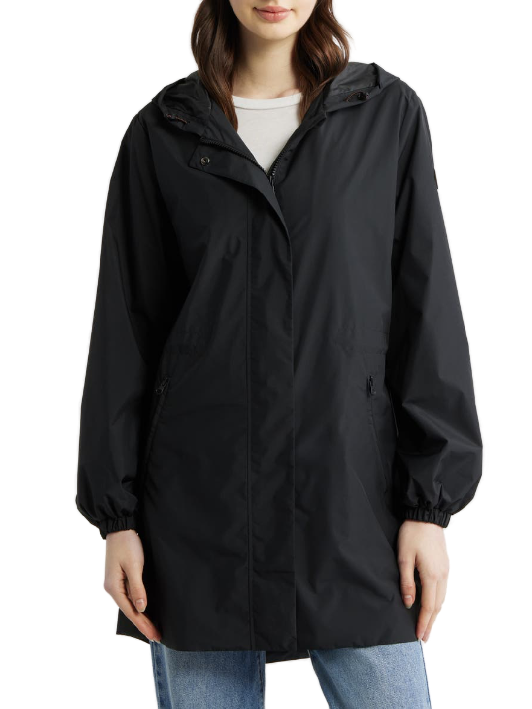 Save The Duck Cappotto Con Cappuccio Fleur Da Donna In Nero