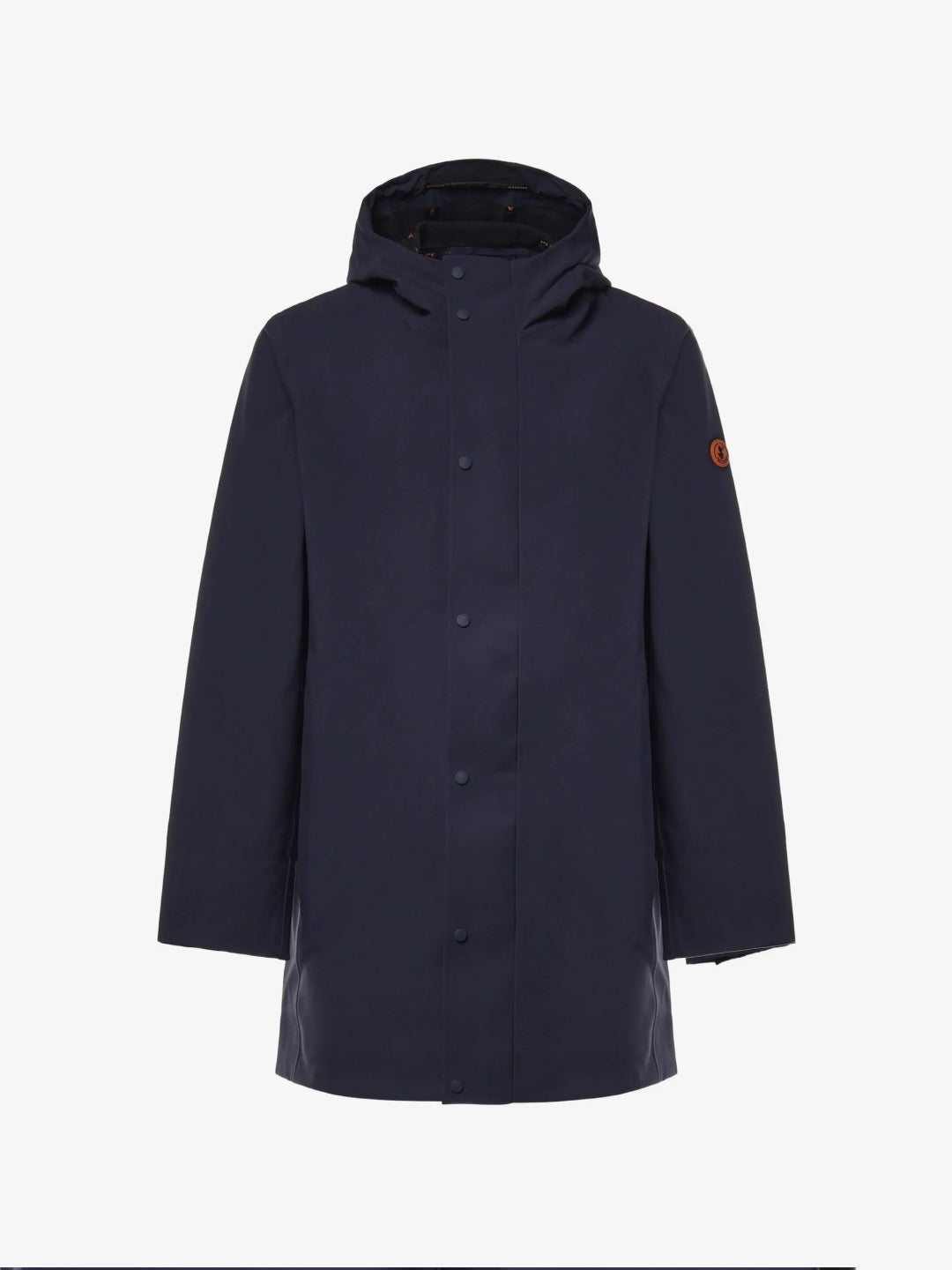 Save The Duck Cappotto Morgan con cappuccio e bottoni a pressione Blu Navy