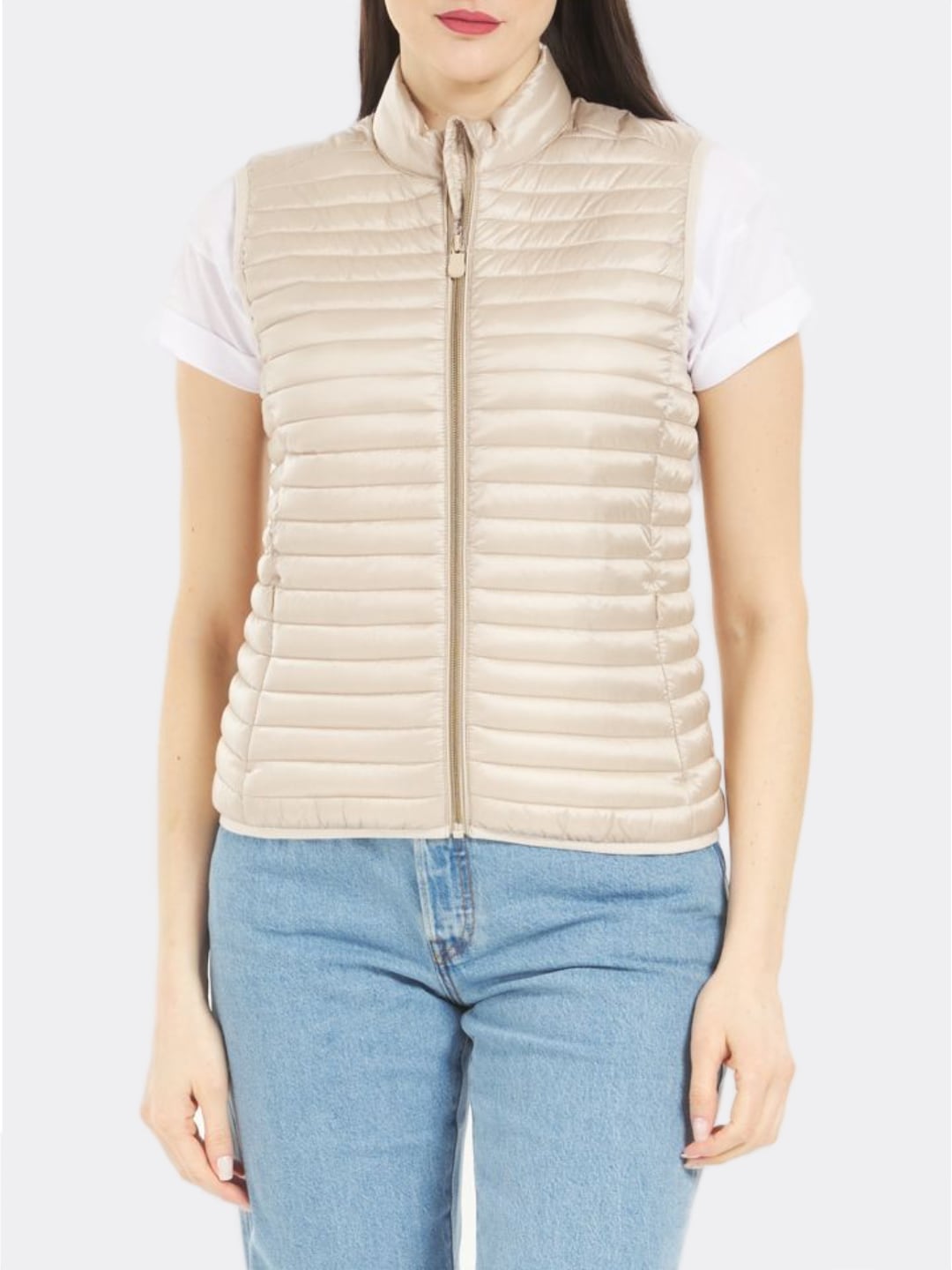 Save The Duck Gilet Piumino Arabella Sand Beige