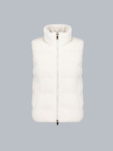 Gilet Ibrido in Teddy Dall Bianco