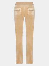 Juicy Couture Pantalone Tuta Del Ray Pocketed Trackpant Beige