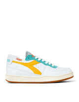 Sneaker Bassa Mi Basket Row Cut Tennis White Banana Uomo