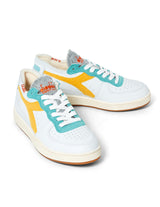 Sneaker Bassa Mi Basket Row Cut Tennis White Banana Uomo