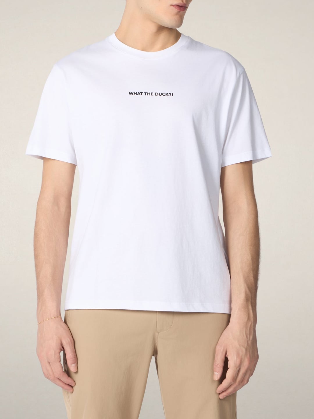 Save The Duck T-Shirt Bern in Cotone Bianco