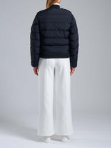 Bomber Ibrido in Teddy Edna Nero
