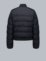 Bomber Ibrido in Teddy Edna Nero