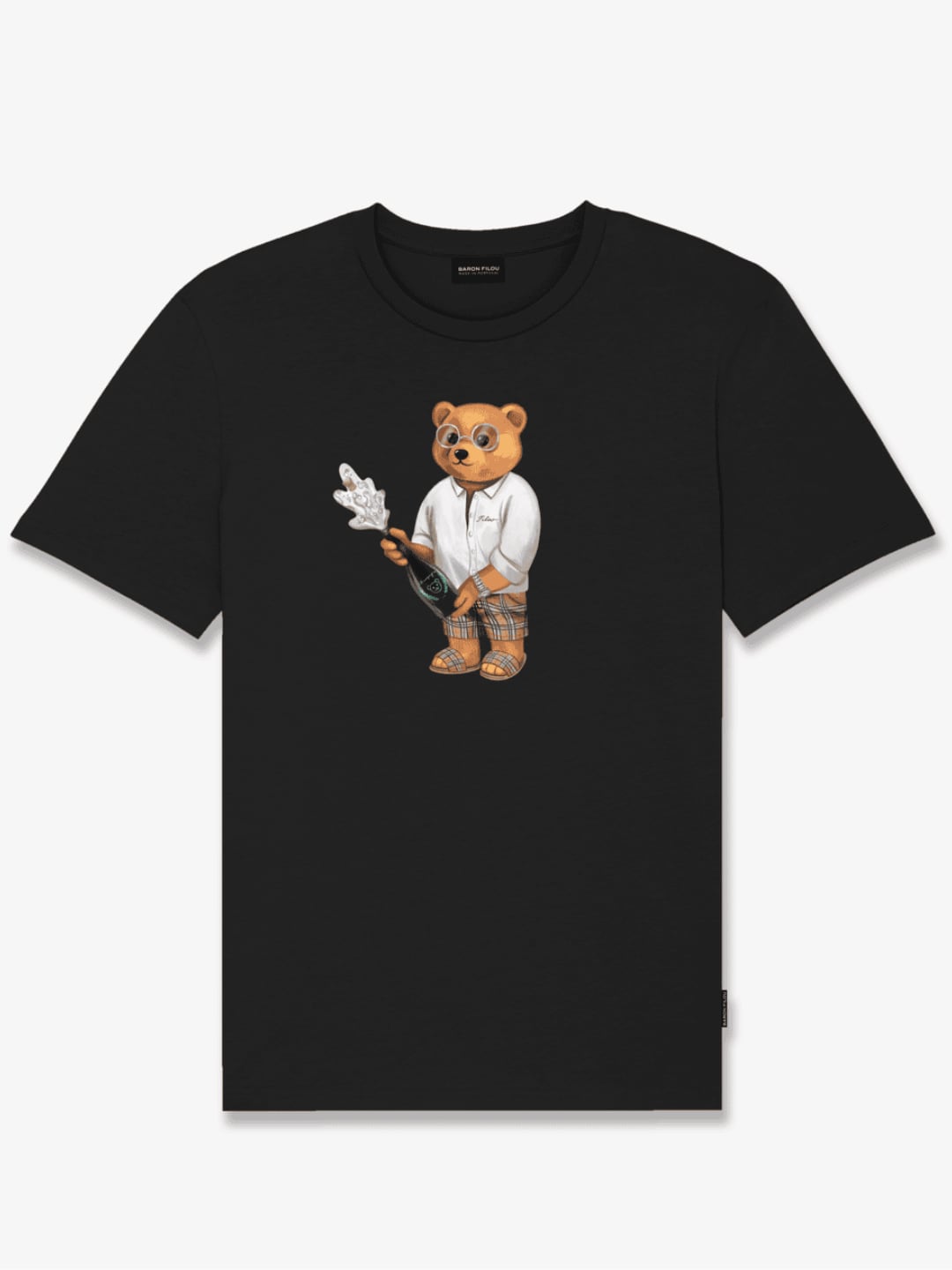 Baron Filou T-Shirt Girocollo CXIV Nero