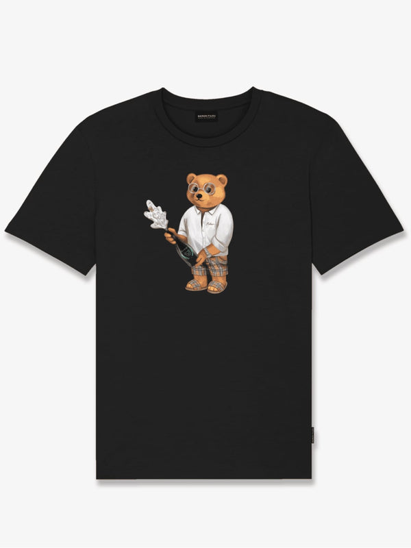 Baron Filou T-Shirt Girocollo CXIV Nero