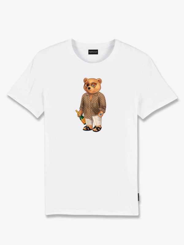 Baron Filou T-Shirt Girocollo CXVIII Bianco