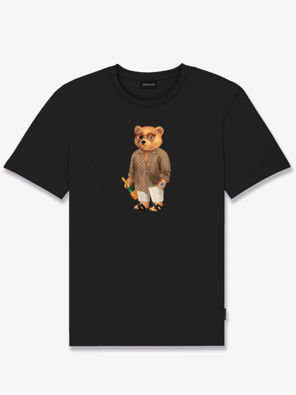Baron Filou T-Shirt Girocollo CXVIII Nero