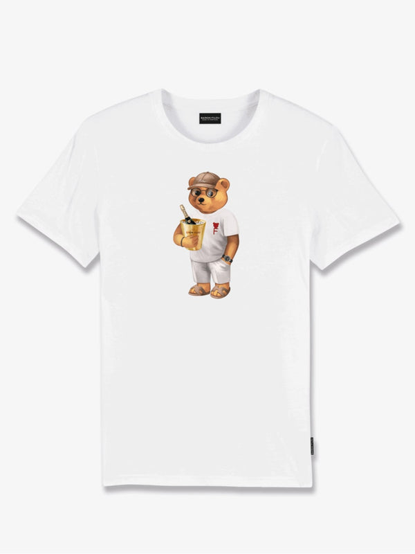 Baron Filou T-Shirt Girocollo CXXIII Bianco