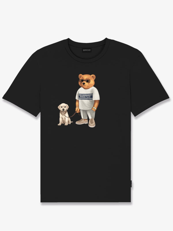 Baron Filou T-Shirt Girocollo CXXIV Nero