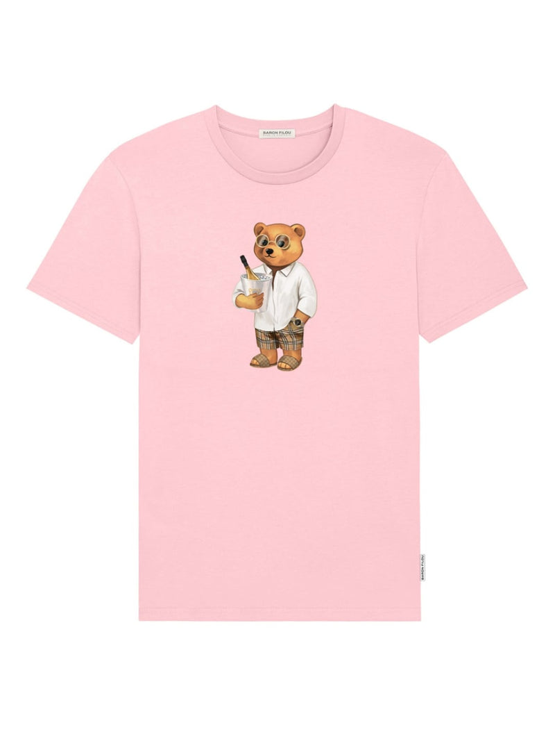 T-Shirt Stampa Grafica Unisex in Cotone Biologico Filou LXXIX Rose Parfait