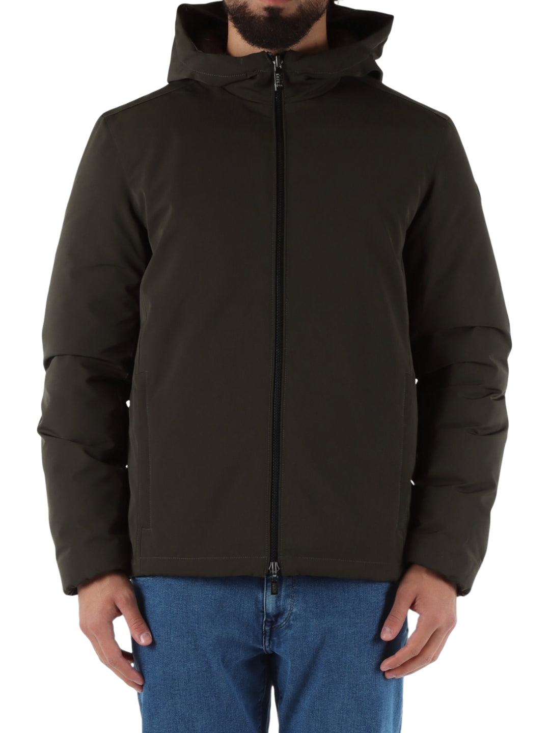 Piumino Blu Reversibile Stretch Henry Verde Scuro