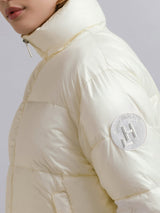 Hinnominate Piumino Regular con Patch Off White