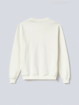 Hinnominate Felpa Basica Paricollo Con Stampa Off White