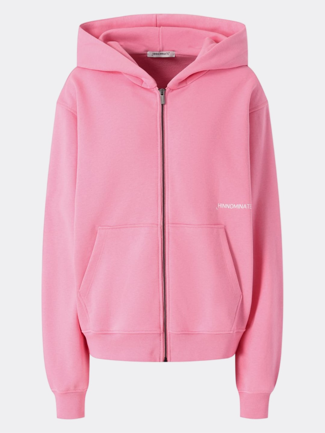Hinnominate Felpa cappuccio basica full zip Rosa Sorbetto