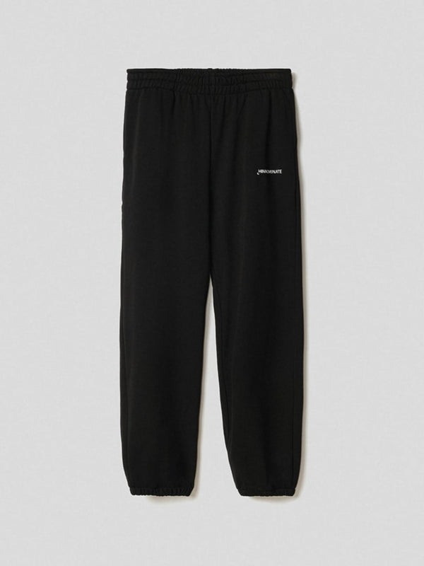Hinnominate Pantalone over in felpa con elastico al fondo Nero