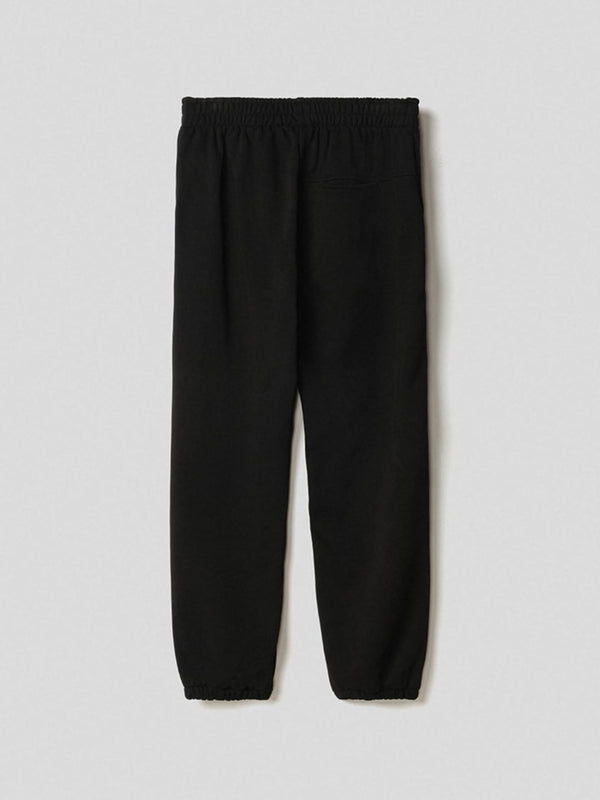 Hinnominate Pantalone over in felpa con elastico al fondo Nero