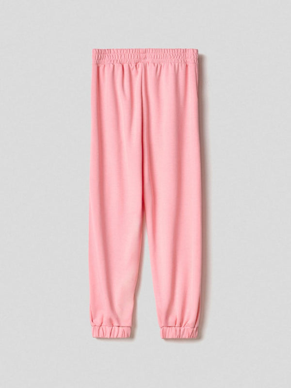 Hinnominate Pantalone in modal basico con elastico al fondo Rosa Sorbetto