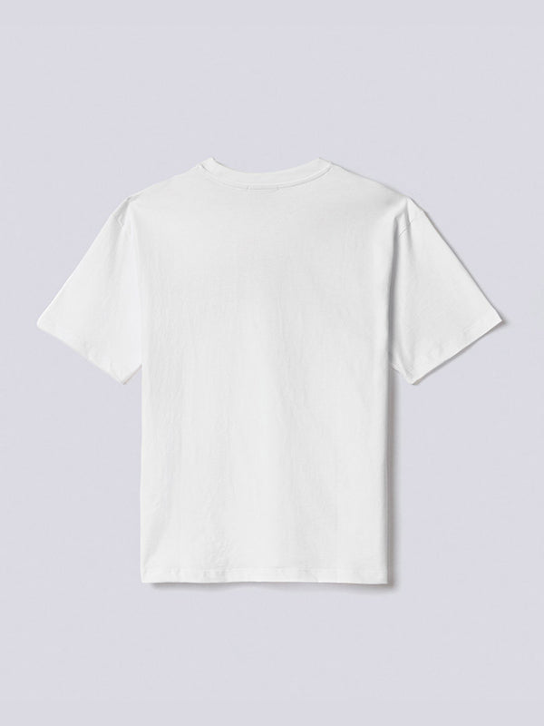 Hinnominate T-shirt in jersey con stampa grafica Off White