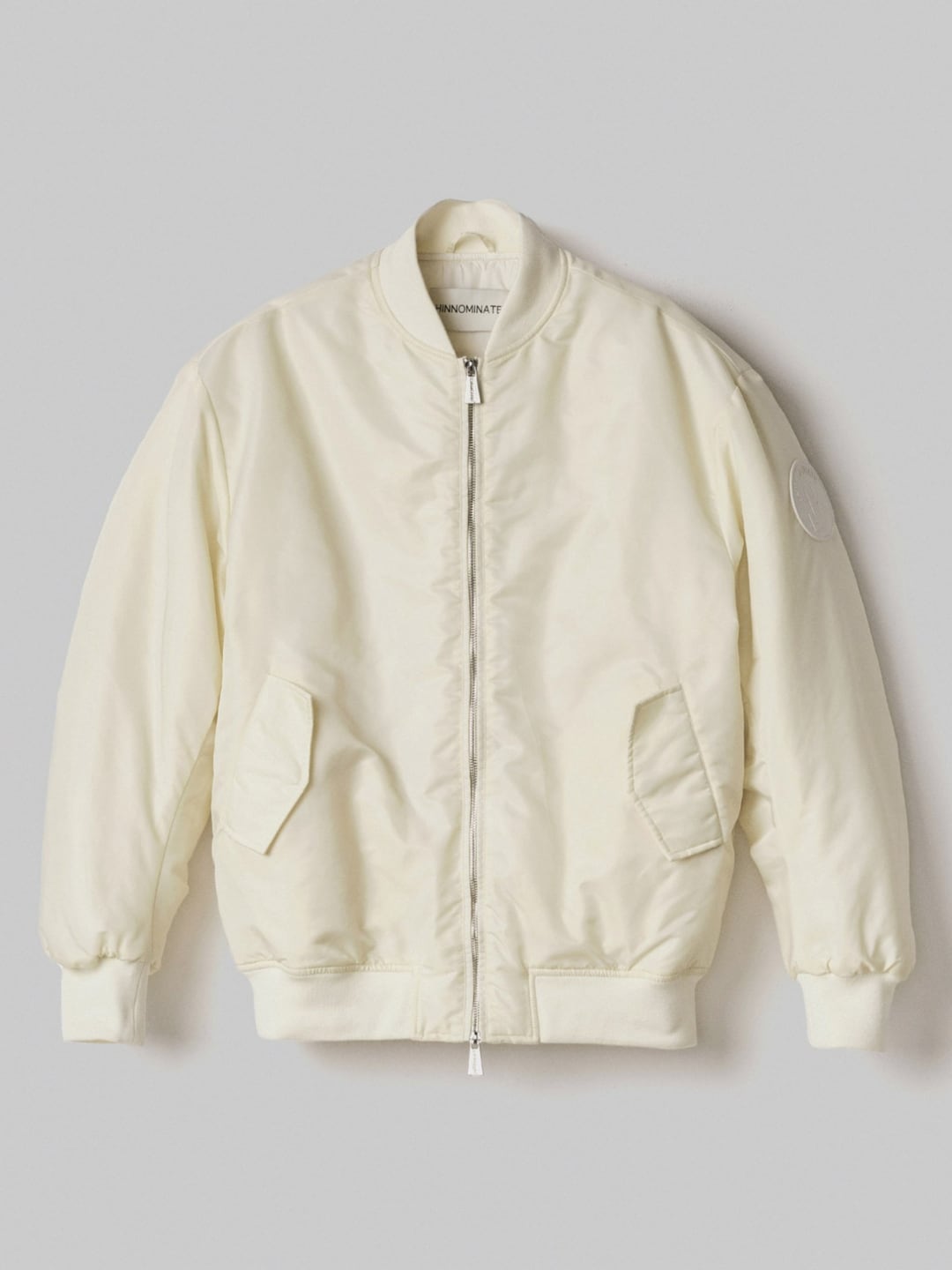 Hinnominate Bomber Donna Oversize Bianco Burro