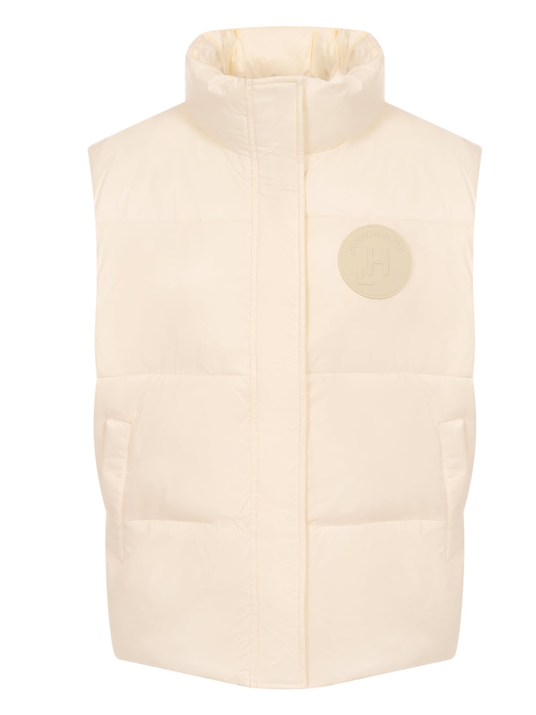 Hinnominate Piumino Smanicato Bianco Burro