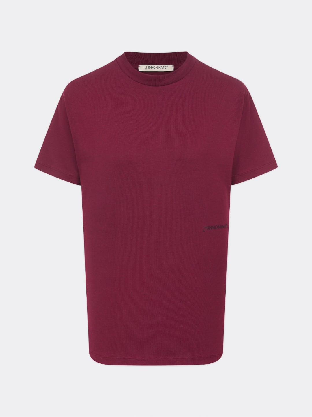Hinnominate T-shirt Mezza Manica Basica In Jersey Bordeaux