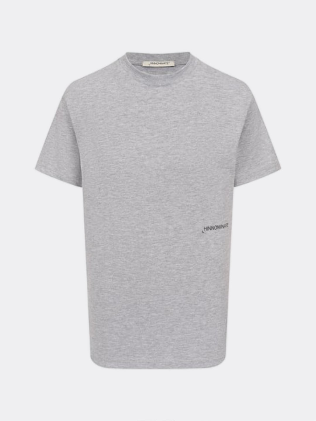 Hinnominate T-shirt Mezza Manica Basica In Jersey Grigio Melange