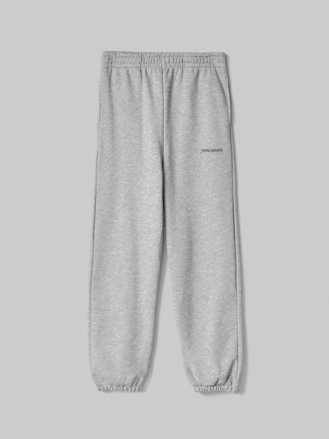 Hinnominate Pantalone In Felpa Over Con Elastico Al Fondo Grigio Melange