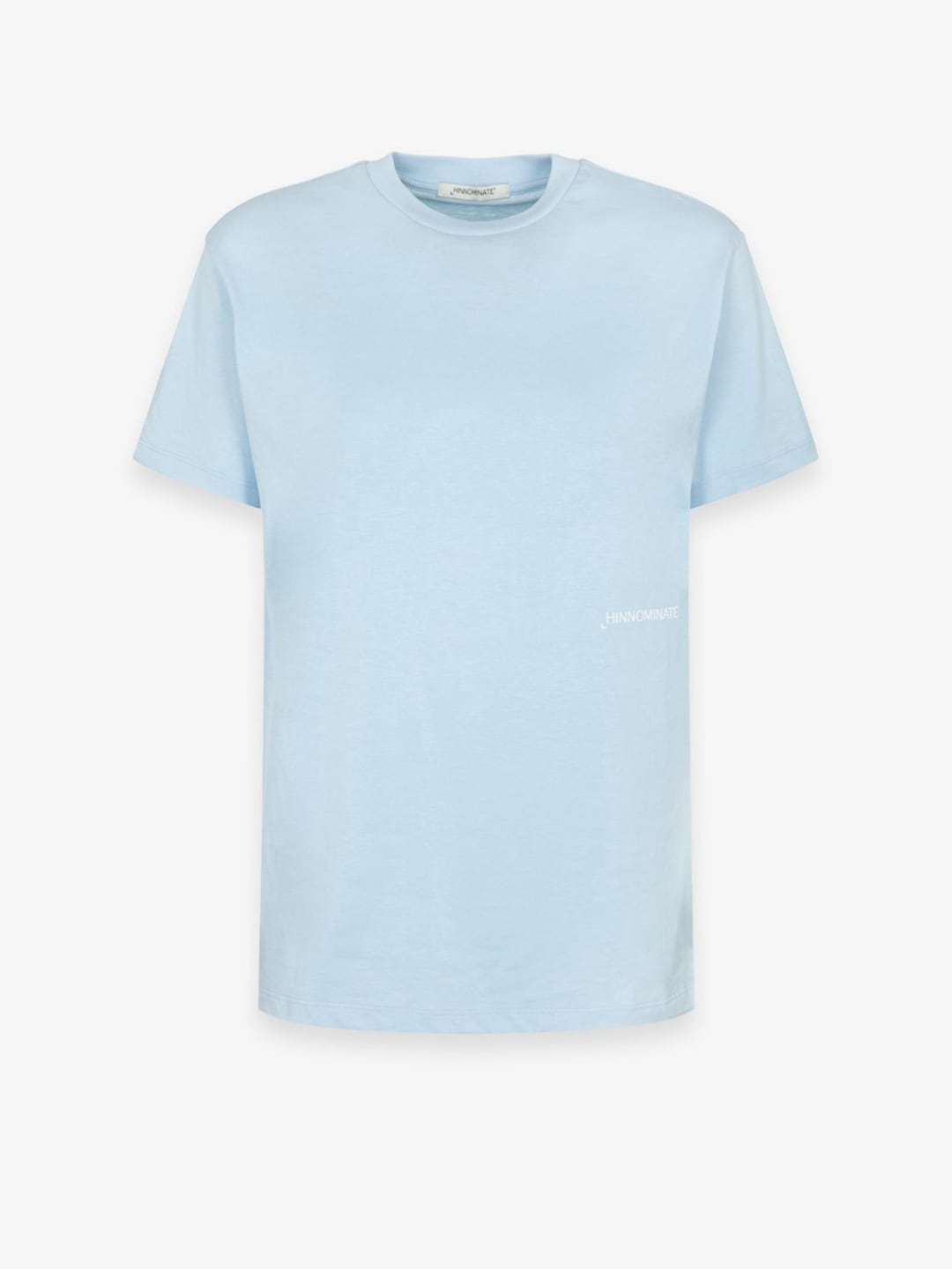 Hinnominate T-Shirt Basica Manica media in Jersey Azzurro Pastello