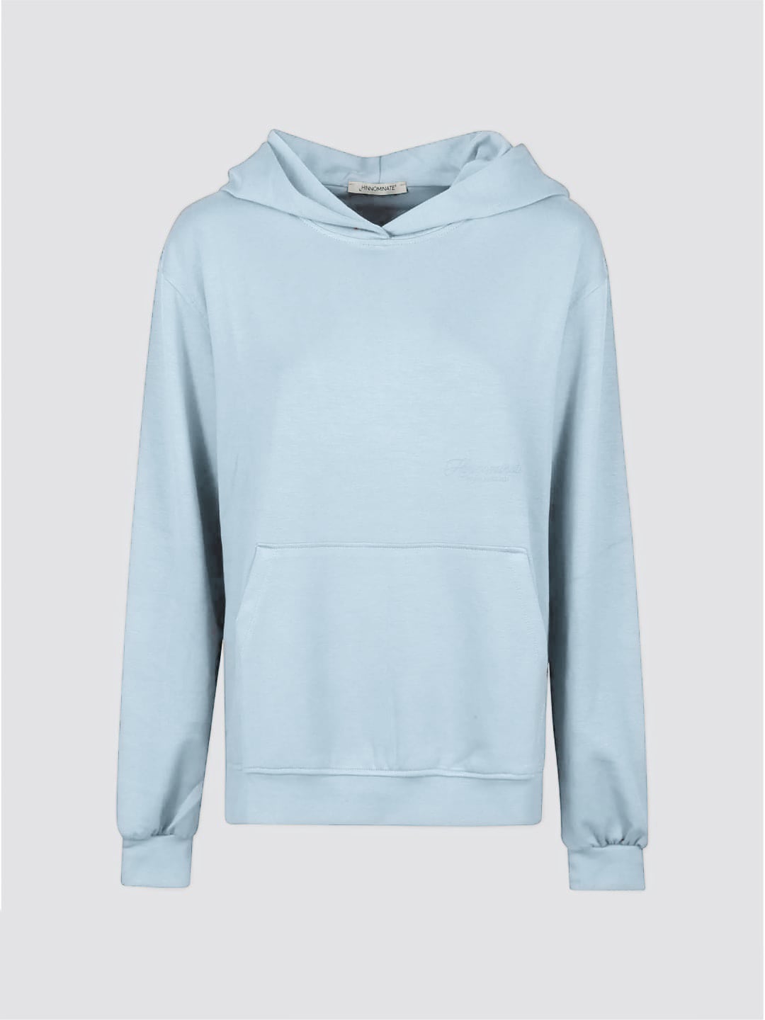 Hinnominate felpa con cappuccio con stampa logo Azzurro Pastello