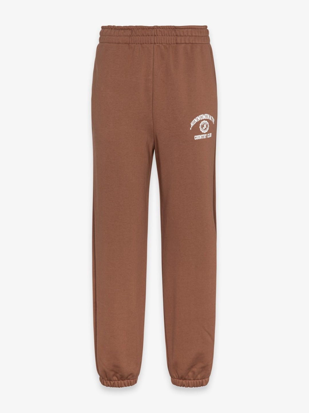 Hinnominate Pantalone In Felpa Over Con Elastico Al Fondo Marrone Moka