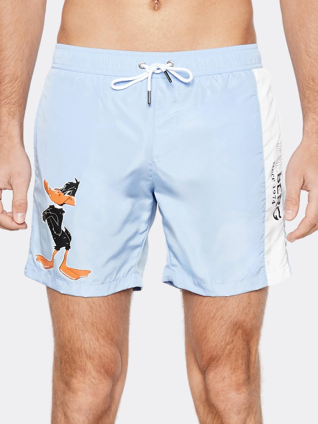 Iceberg x Looney Toons Shorts da Mare Uomo Azzurro