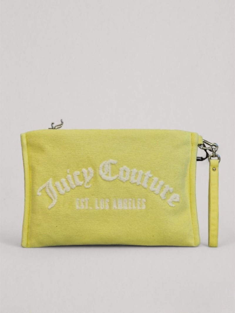 Juicy Couture Pochette Iris Towelling Clutch  Giallo