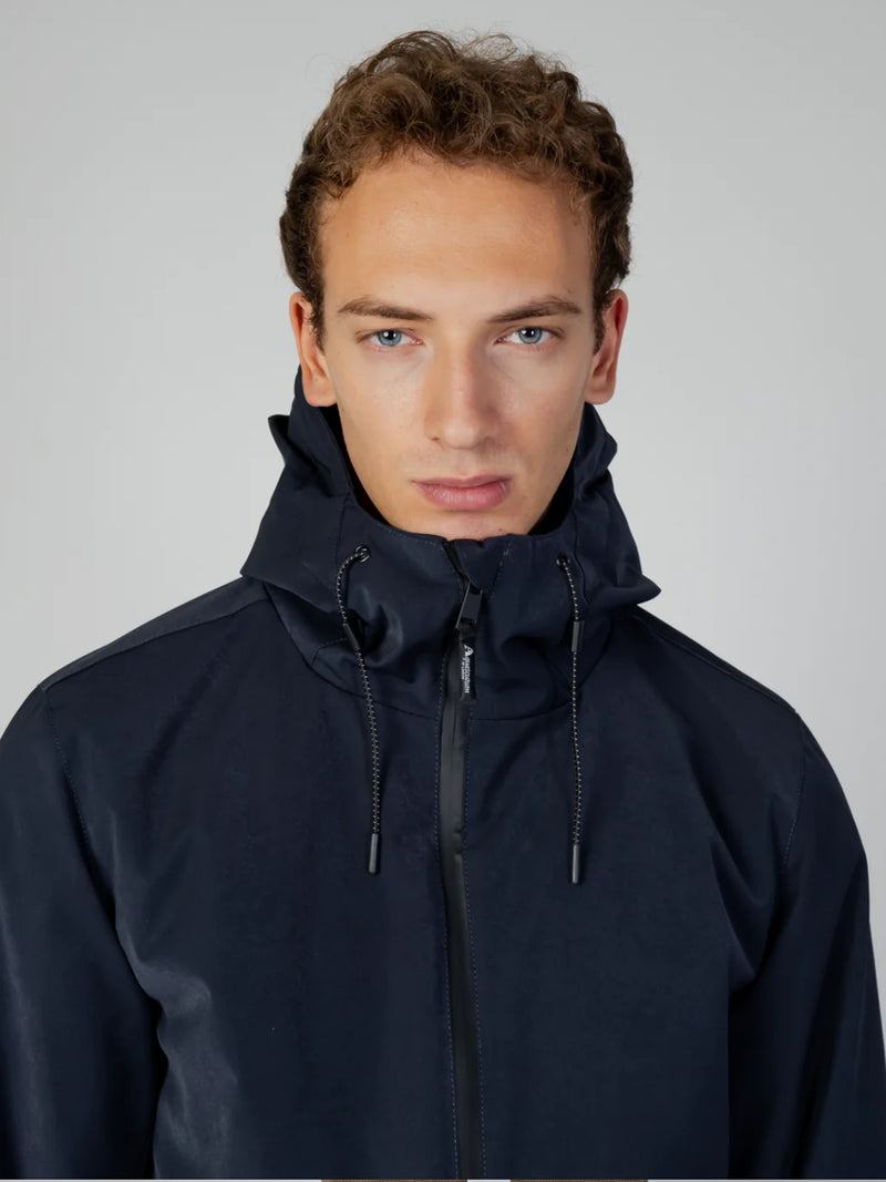 Giaccone Imbottito Active Hydro Mid Parka Navy Blue