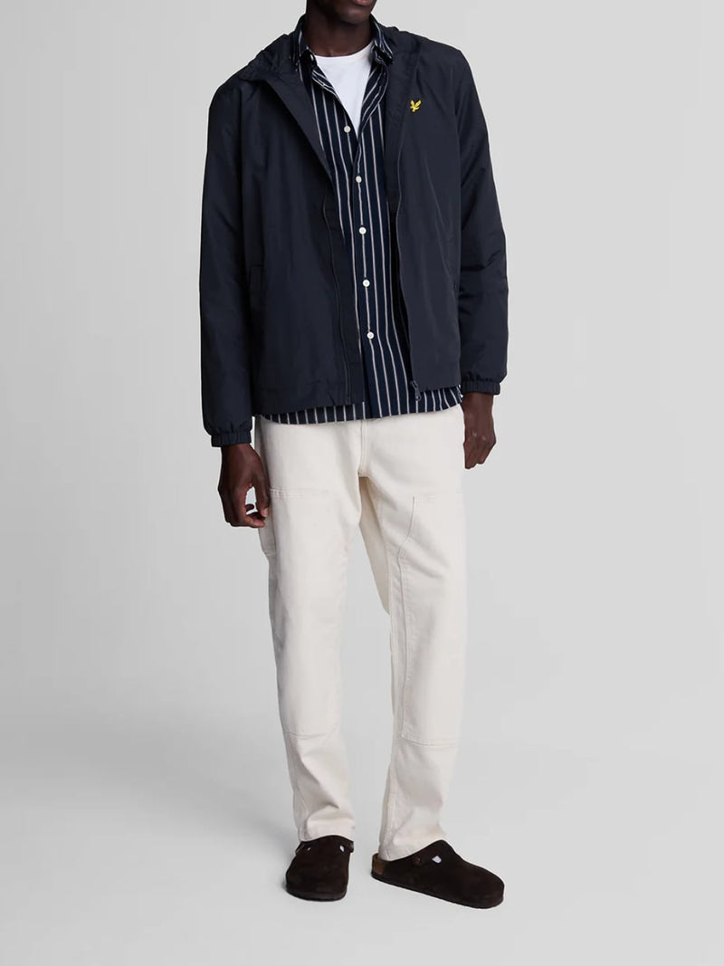Lyle & Scott Giubbino in nylon con cappuccio Dark Navy