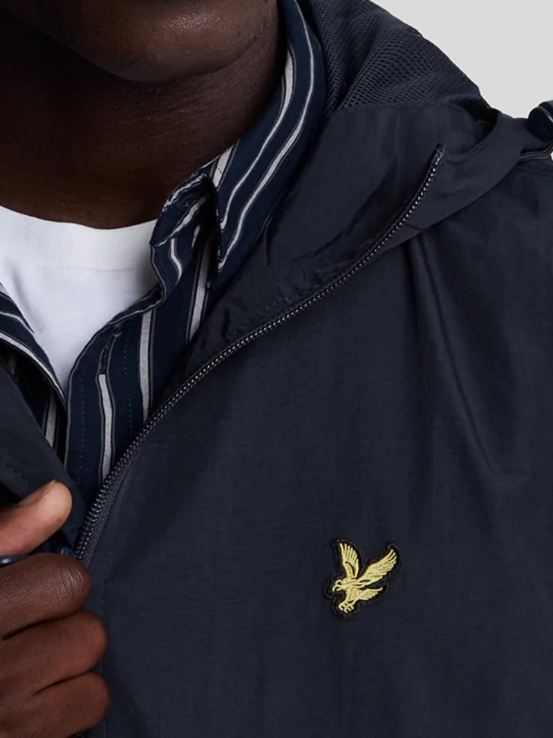 Lyle & Scott Giubbino in nylon con cappuccio Dark Navy