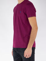 T-shirt Mod. MICK in cotone Col Vino