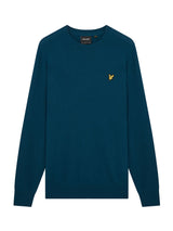 Lyle & Scott Pullover cotone merinos Uomo Apres Navy