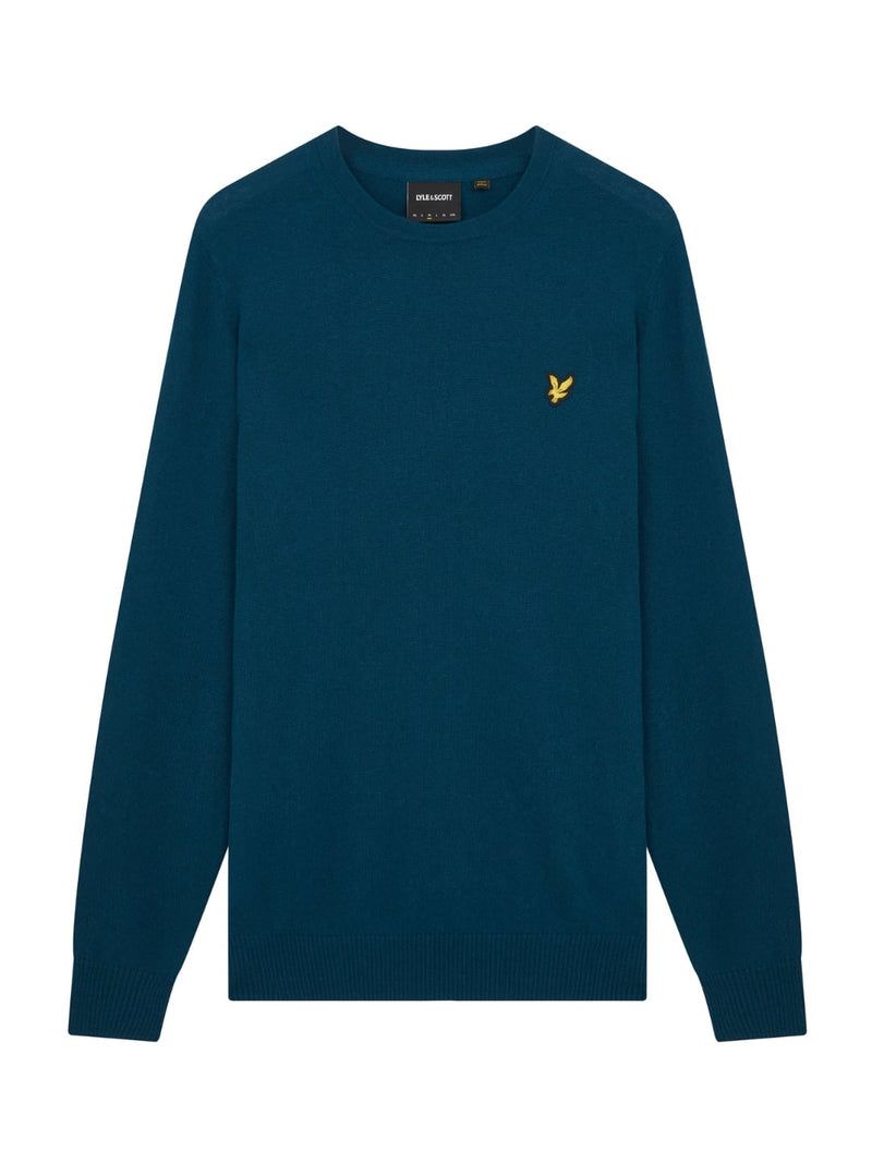 Lyle & Scott Pullover cotone merinos Uomo Apres Navy