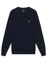 Lyle & Scott Pullover cotone merinos Uomo Dark Navy