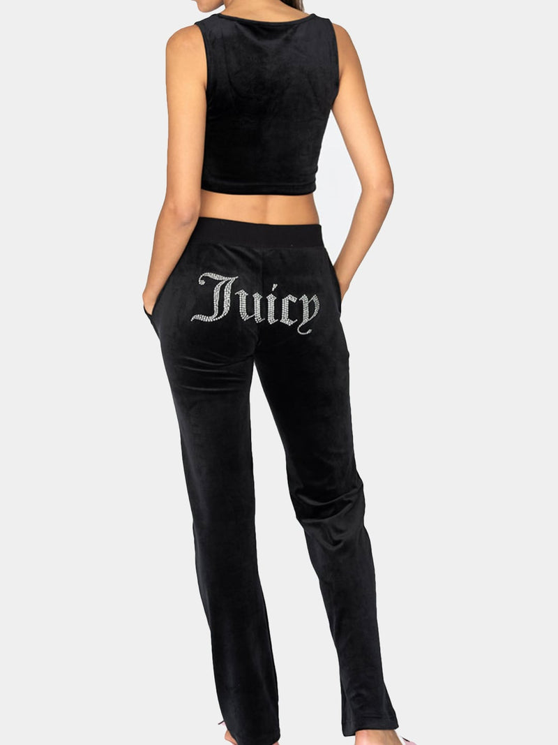 Juicy Couture Pantalone Tuta Lilian Jogger Nero