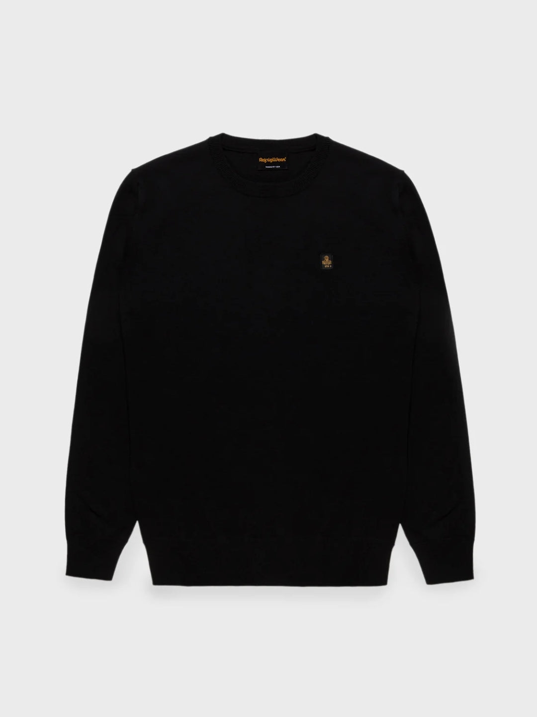 Refrigiwear Maglione in lana a girocollo Bennet Nero