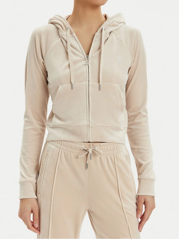 Juicy Couture Felpa Madison Hoodie Beige