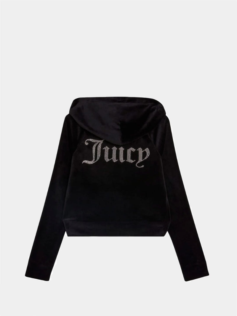 Juicy Couture Felpa Madison Hoodie Nero