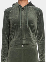 Juicy Couture Felpa Madison Hoodie Salvia