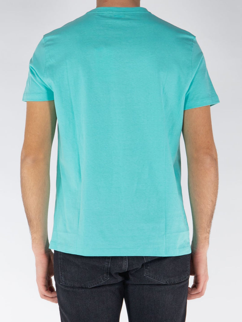 T-shirt Mod. MICK in cotone Col Azzurro