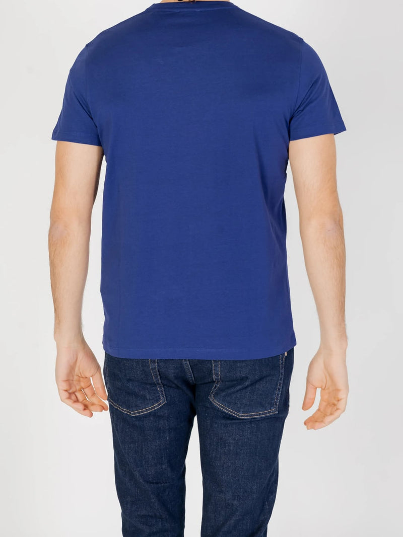 T-shirt Mod. MICK in cotone Col Bluette